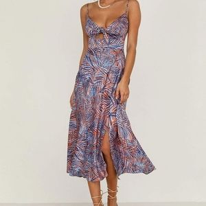 Amazon midi satin dress